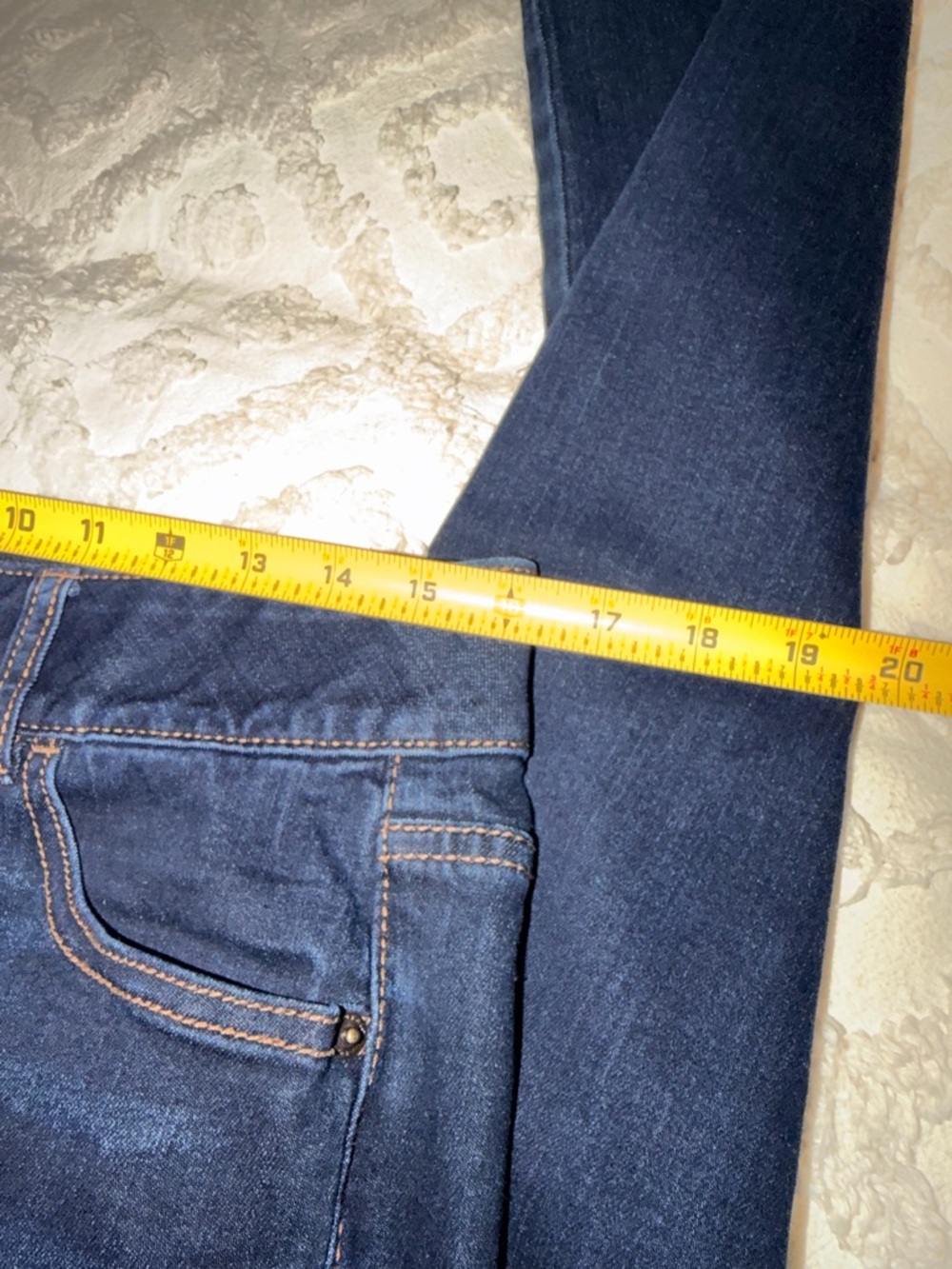 Lane Bryant Dark Blue Slim Fit Jeans - Size 14L                #505 - Picture 6 of 8
